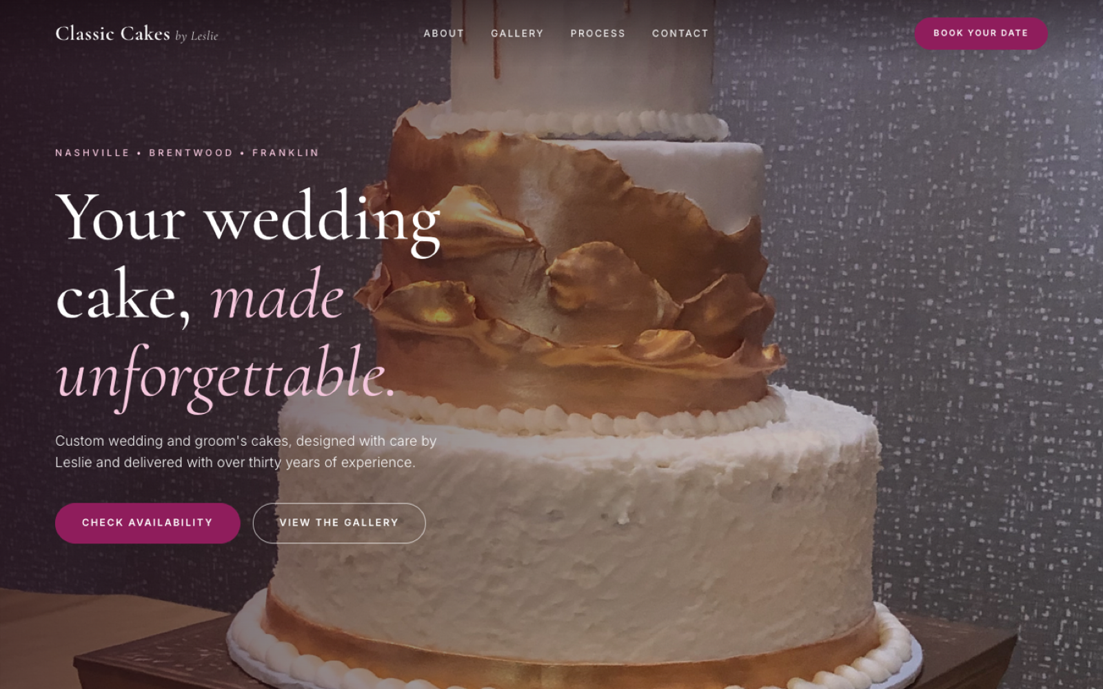Modern website redesign example